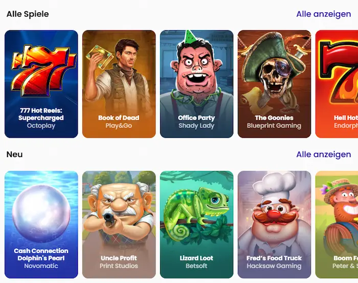 Trickz Casino spel
